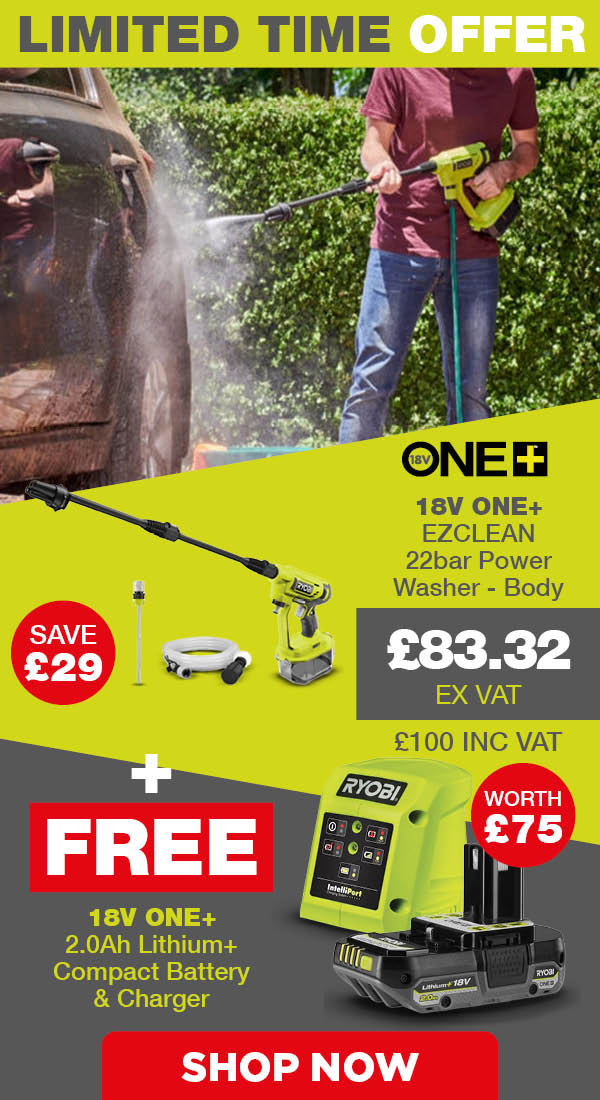 Ryobi 18V ONE+ Pressure Washer deal